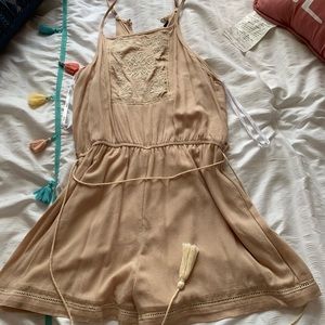 Cute nude romper